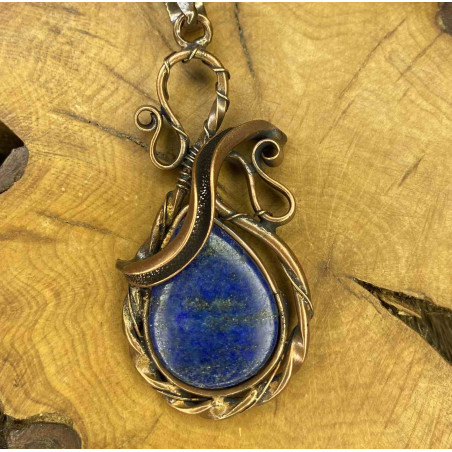WISIOR MIEDZIANY LAPIS LAZULI