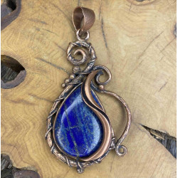 WISIOR MIEDZIANY Z LAPIS LAZULI