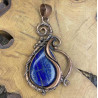 WISIOR MIEDZIANY Z LAPIS LAZULI