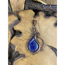 WISIOR MIEDZIANY Z LAPIS LAZULI